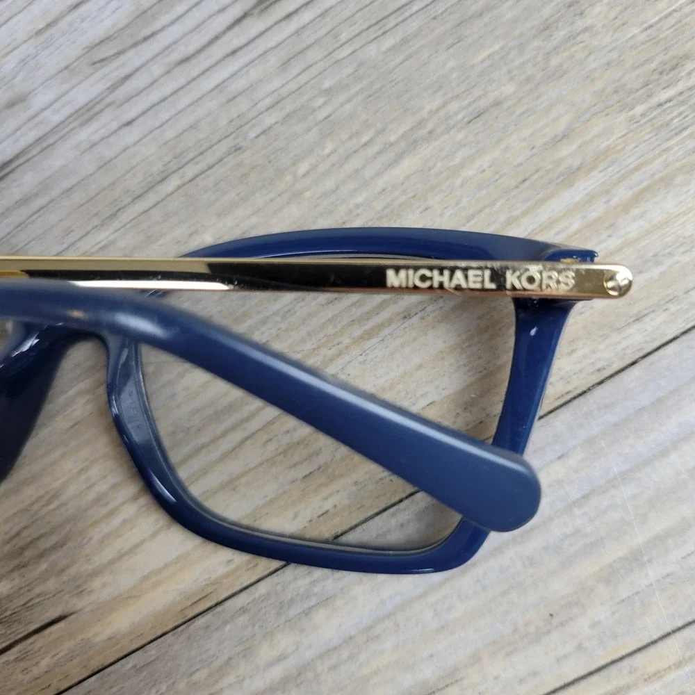 Michael Kors Eyeglasses Frames MK 4069U Hong Kong 3725 Navy Blue Women 54-17-140